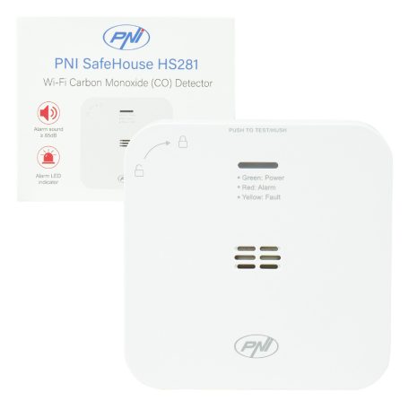 PNI WiFi-s szénmonoxid érzékelő és figyelmeztető (PNI-HS281)