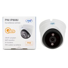    PNI 8.0Mp-es, 4K POE IP dóm kamera, LED fény + Infra (PNI-IP808J)